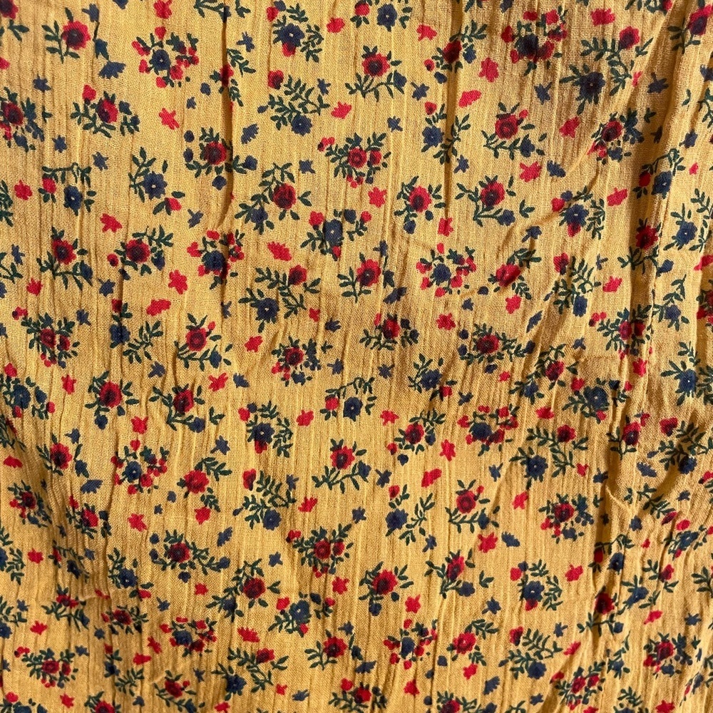 Madewell Shirred Shell Tank in Calico Floral Sleeveless Summer - Picture 12 of 14
